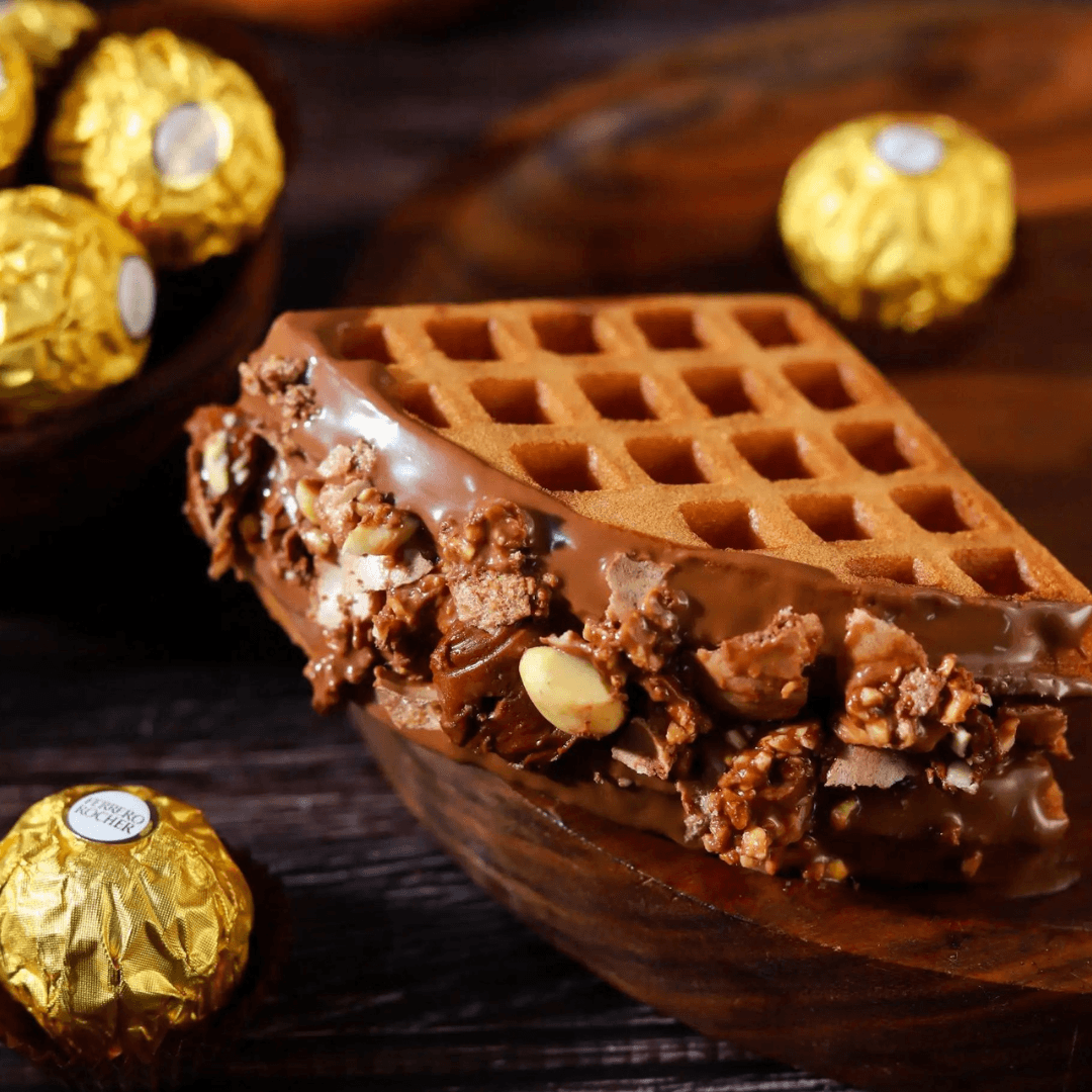 Kitkat Delight Waffle Sandwich